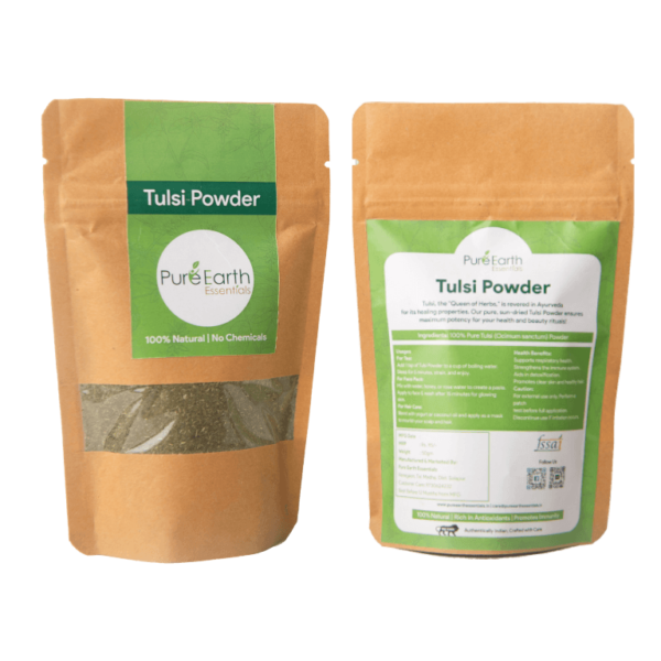 Organic Tulsi Powder 50gm - Image 2