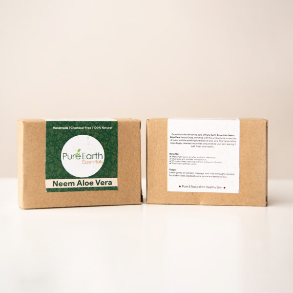 Natural Neem Aloe Vera Soap - Image 2