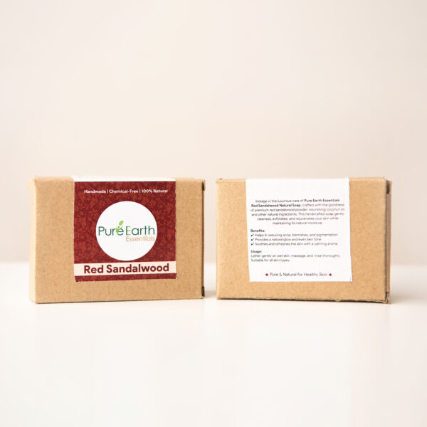 Natural Red Sandalwood Soap - Image 3